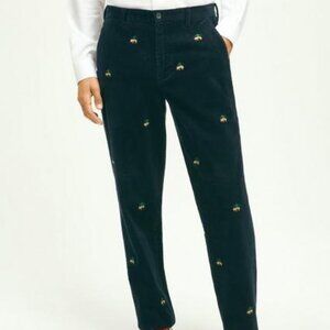 Brooks Brothers forest green holiday wide-wale cords size 33/30